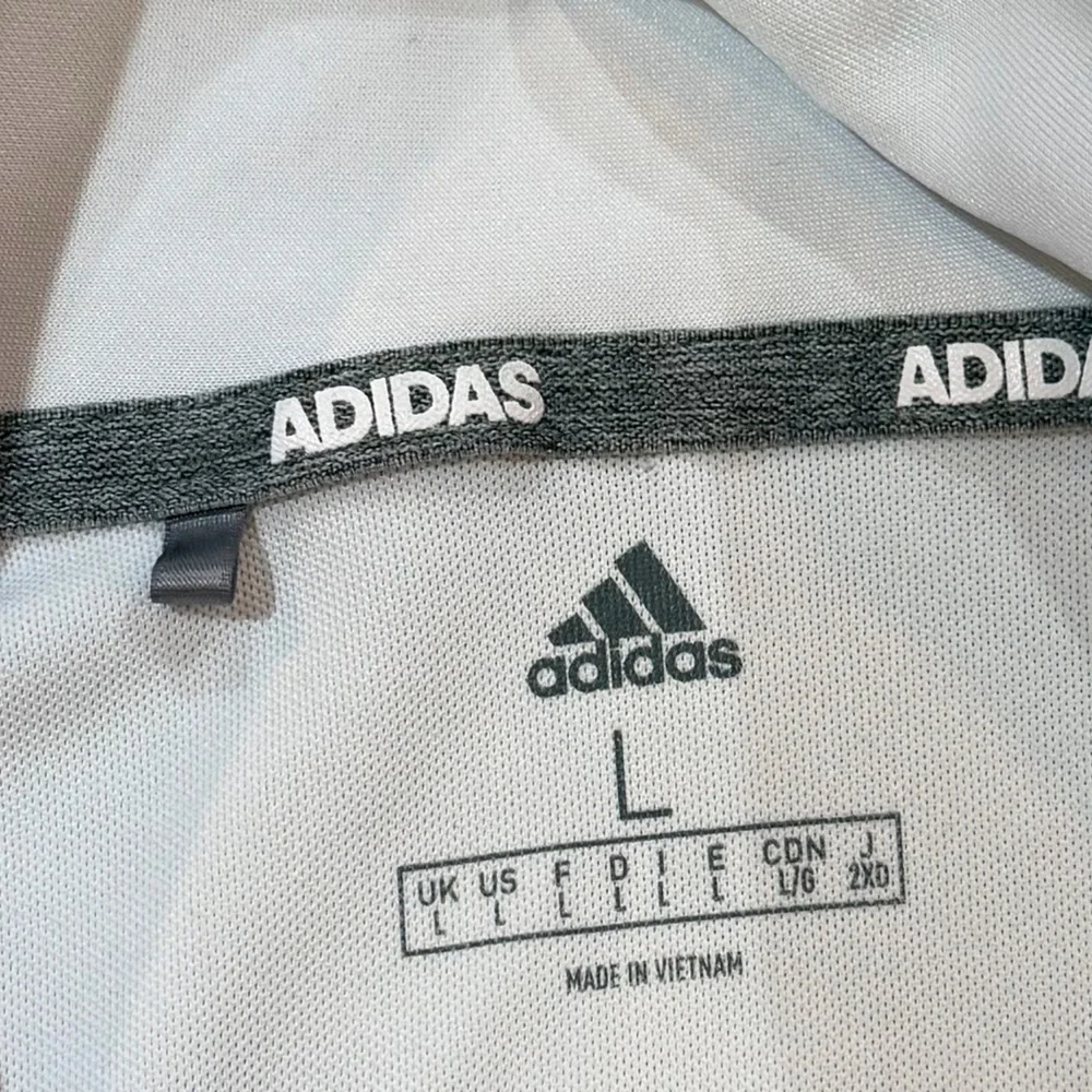Adidas Men's Classic White Polo with Black Logo